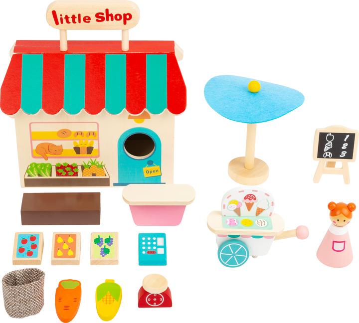 Actual product image small foot Shopping store in suitcase