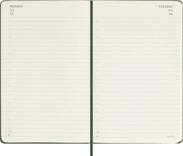 Produktbild Moleskine Tageskalender (A5, Englisch)