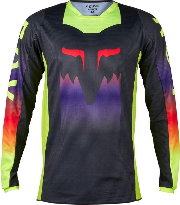 Actual product image Fox JERSEY 24 180 FLORA DRK SHDW (L)