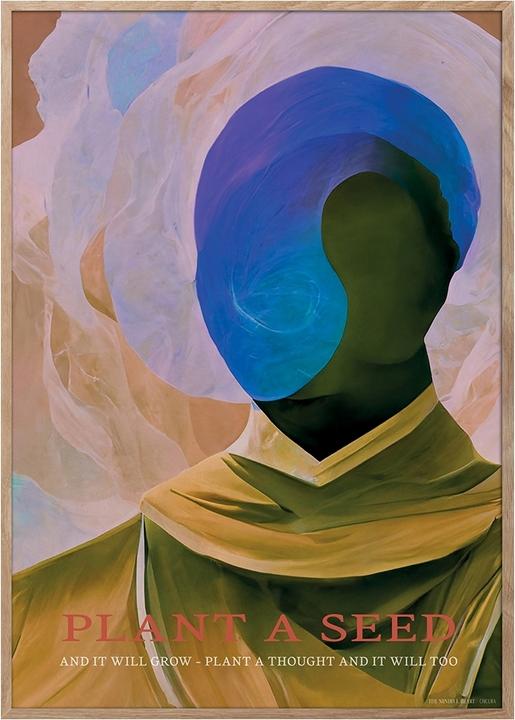 Immagine prodotto ChiCura Poster "Pianta un seme (100 x 140 cm)