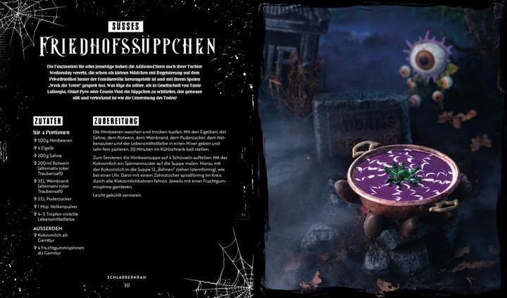 Immagine prodotto Das inoffizielle Kochbuch für Wednesday-Fans (Tedesco, Tom, Furia, 2023)
