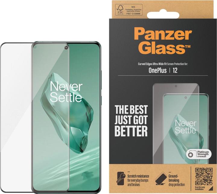 Image du produit PanzerGlass Protecteur d'écran OnePlus 12 | Ultra-Wide Fit (1 pièce(s), OnePlus 12)