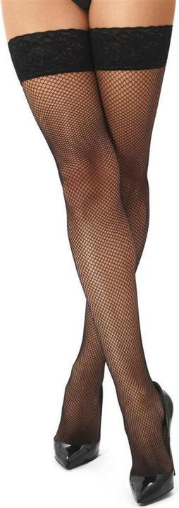 Kotek KO H010 fishnet hold ups black L/XL (XL)