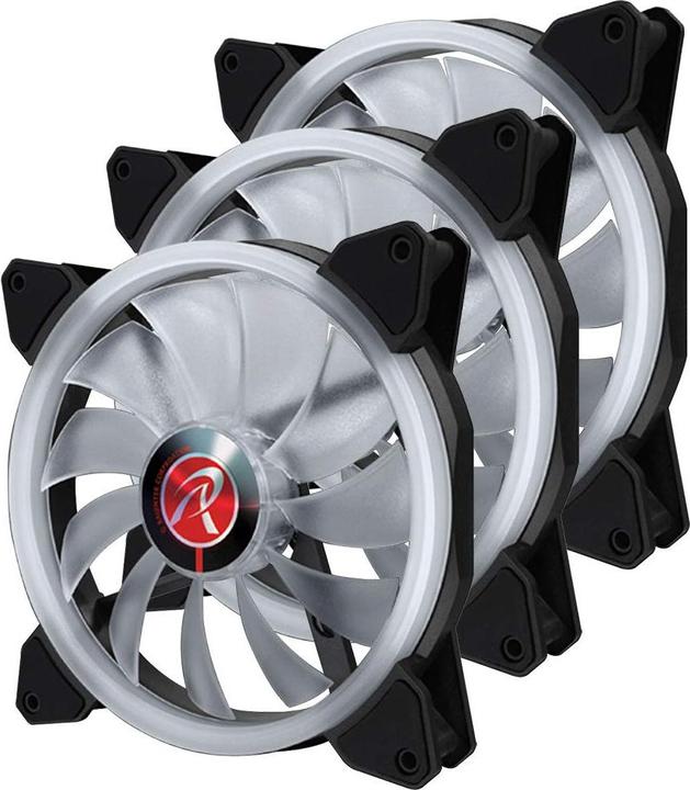 Actual product image Raijintek iris 14 rbw add-3 housing fan (140 mm, 3 x)