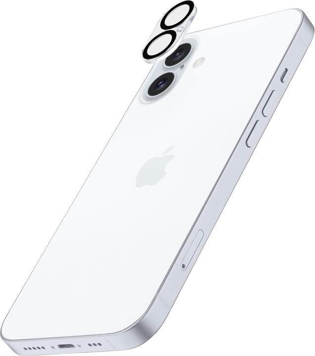 Actual product image Cellularline Camera Lens - iPhone 16 Protection for the camera Transparent (1 Piece, Apple iPhone 16)