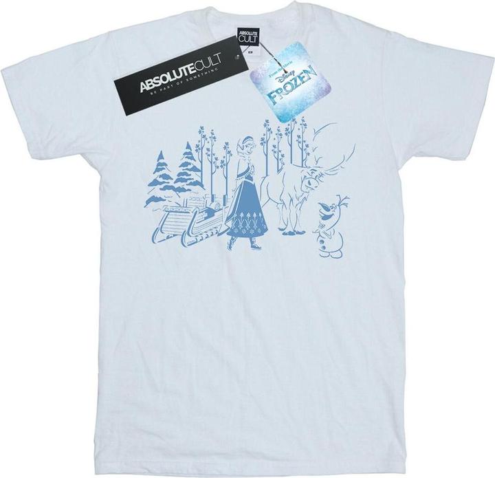 Immagine prodotto Disney Frozen Anna Sven And Olaf Maglietta Ampia Donna (4XL)