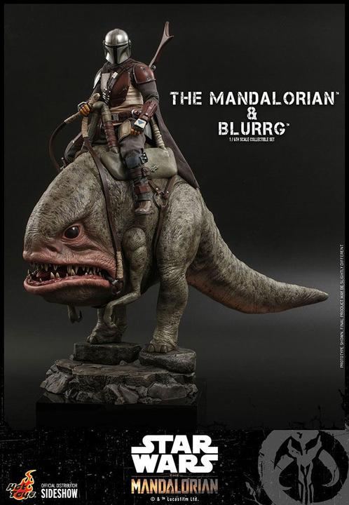 Produktbild Hot Toys Star Wars The Mandalorian Actionfiguren Doppelpack 1/6 The Mandalorian & Blurrg 37 cm