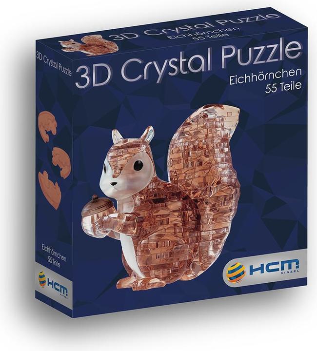Actual product image HCM Kinzel Crystal Puzzle - Squirrel (55 pieces)