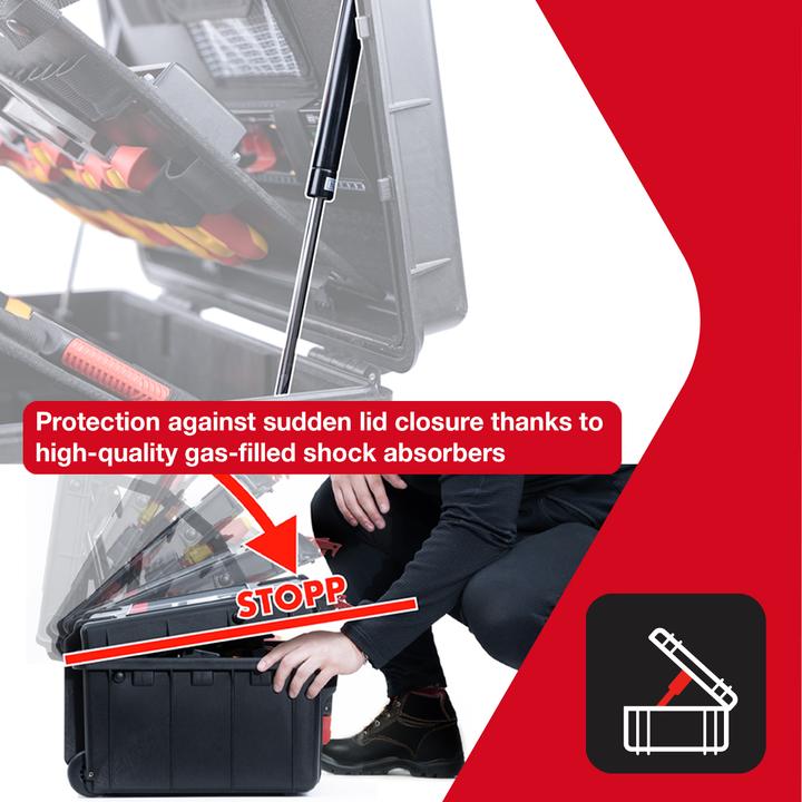 Produktbild Wiha XL 2 46816 Elektriker, Handwerker, Lehrlinge, Profi, VDE Werkzeugkoffer bes (41 Teile)