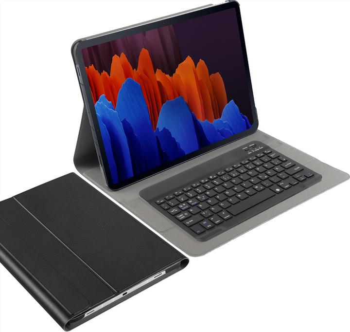 Produktbild Cazy Tastatur Hülle Kompatibel mit Samsung Galaxy Tab S7 FE/Tab S7 Plus - Schutz Etui mit magnetisch (DE, Galaxy Tab S7 FE)