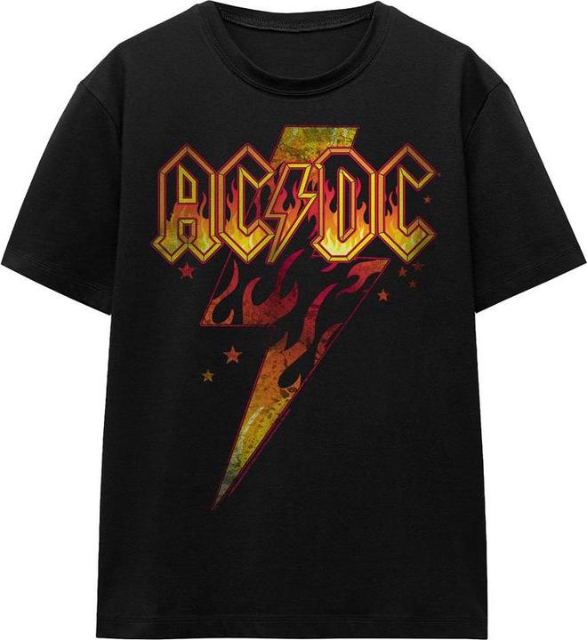 Actual product image AC/DC Unisex Adult Fire Bolt T-Shirt (M)
