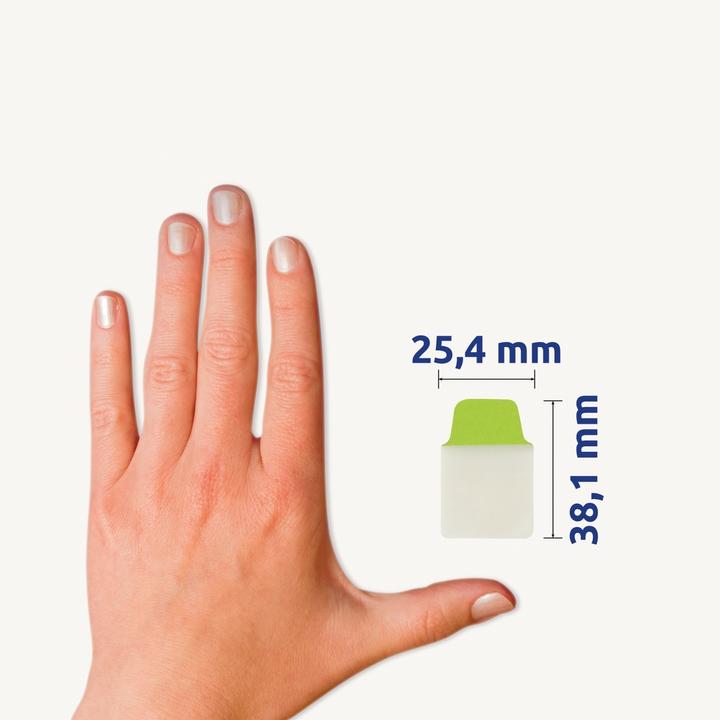 Actual product image Avery Purpose Form Adhesive Strips UltraTabs Pastel, 25.4 x 38 mm writable tabs, made of polyester