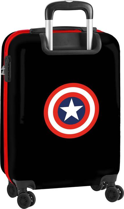 Actual product image Captain America Suitcase for the cabin Capitán América Black 34.5 x 55 x 20 cm (20 l)