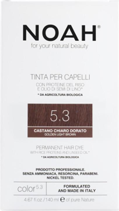 Actual product image Noah Number 5.3 Golden Brown Hair Colour Dye 140ml (Golden light brown)