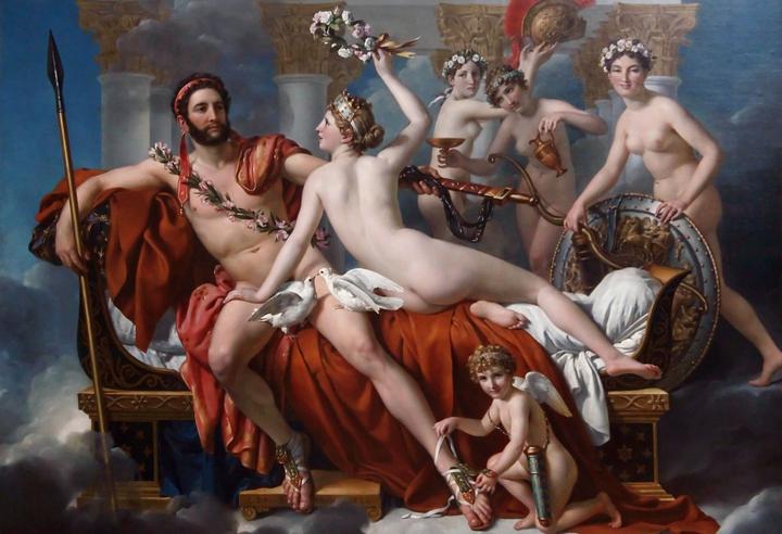Produktbild Grafika Kids XXL Pieces - Jacques-Louis David: Mars Being Disarmed by Venus, 1824 (12 Teile)