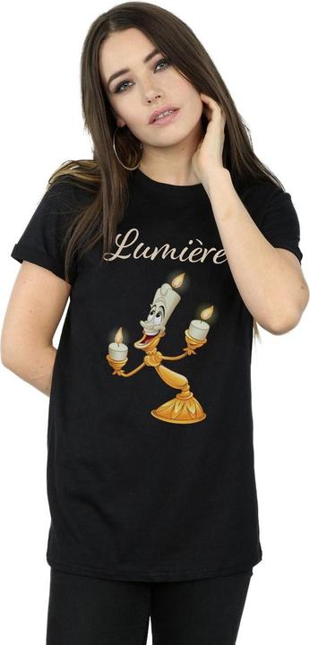 Immagine prodotto Disney Beauty And The Beast Be Our Guest Maglietta Ampia Donna (XL)