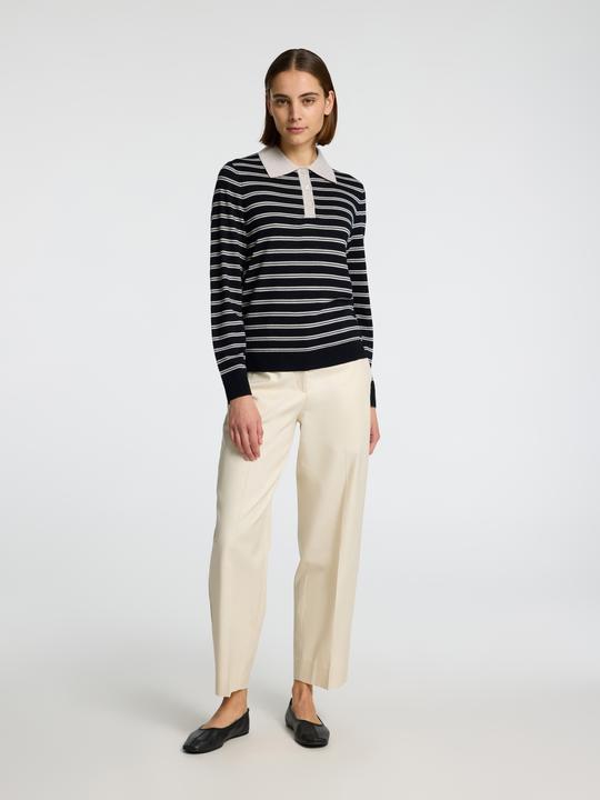 Image du produit Selected Femme 100% Merinowoll Langarm-Poloshirt (L)