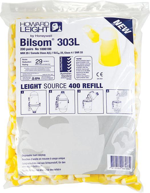 Produktbild Honeywell Gehörschutzstöpsel Bilsom 303 S (20 Pack a 10 Paar) (40 x)