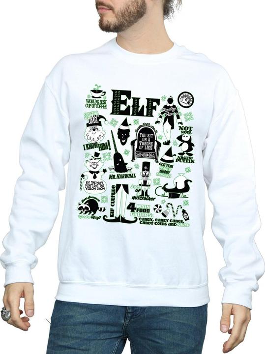 Produktbild Elf Infographic Poster Sweatshirt (XXL)