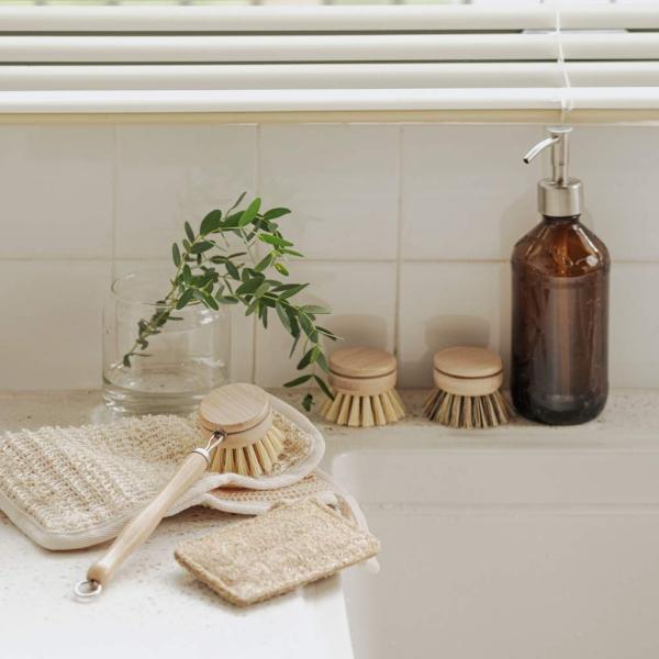Image du produit Jungle Culture Set de brosses à vaisselle en bambou | Brosses à vaisselle, 4 pcs. (4 pcs)