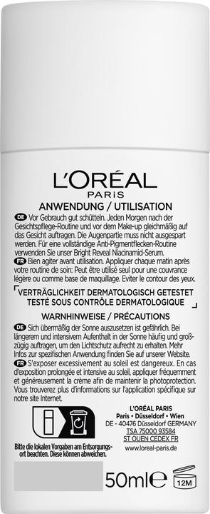 Actual product image L'Oréal Paris Bright Reveal (Suntan lotion, SPF 50+, 50 ml, 50 g)