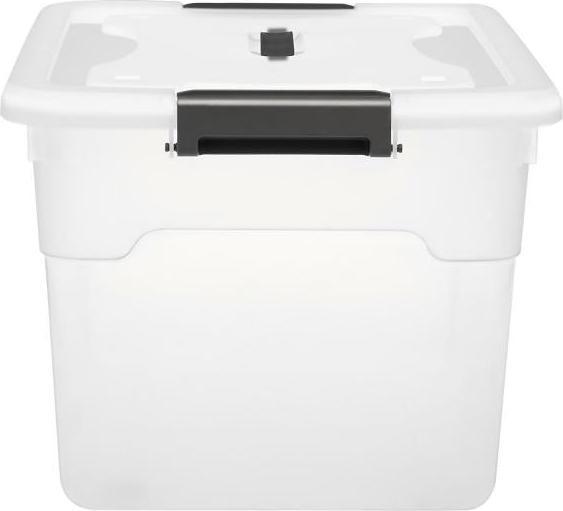 Image du produit Juskys Set de boîtes de rangement avec couvercle (33 x 45 x 26 cm, 30 l)
