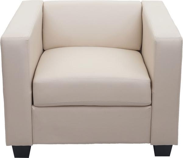 Produktbild Swisshandel24 Sessel Loungesessel Lille Leder, creme