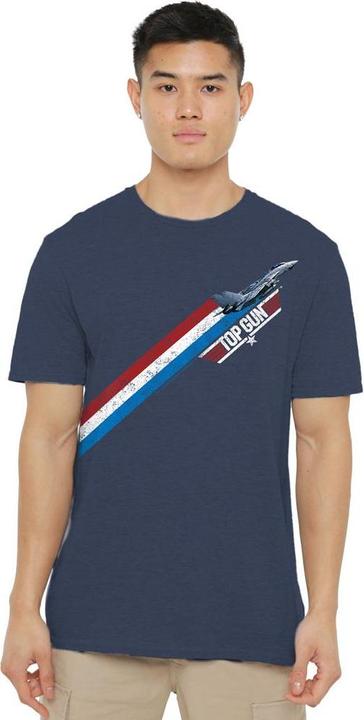 Actual product image Top Gun Unisex Adult Stripes T-Shirt (XXL)