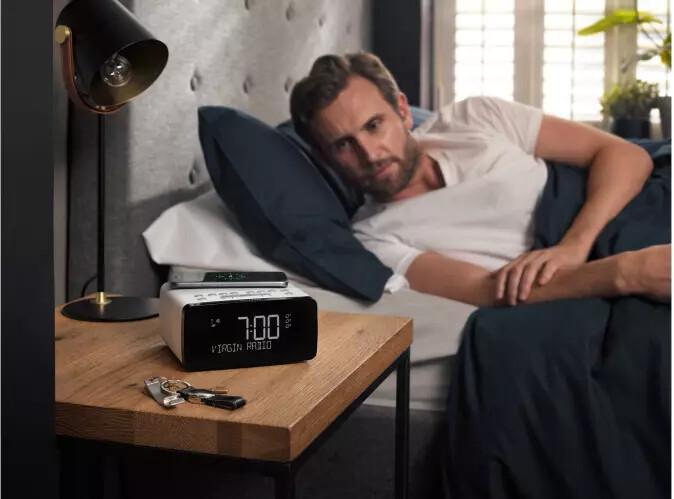 Actual product image Pure Siesta DAB clock radio with Wireless Charge
