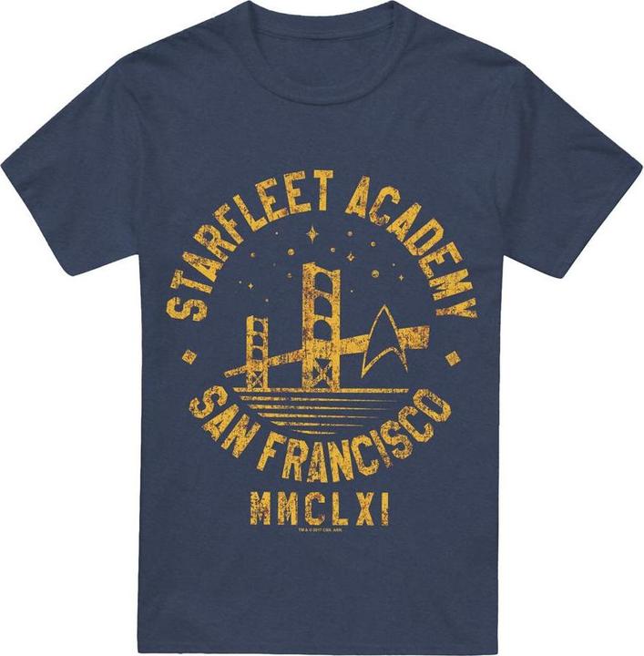 Actual product image Unisex Adult Bridge Collegiate T-Shirt (L)