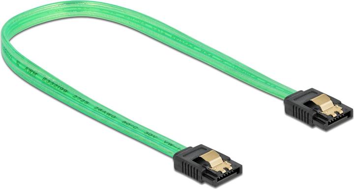 Immagine prodotto Delock Cavo SATA effetto luce UV verde 0,3 m