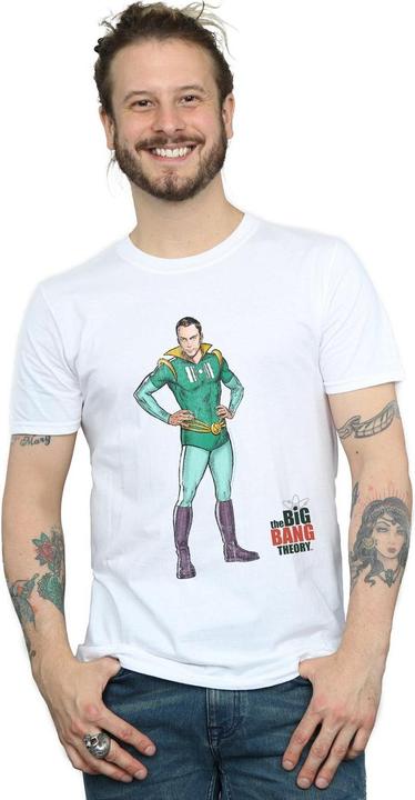 Immagine prodotto Dam Maglietta Superhero Sheldon pour homme (L)
