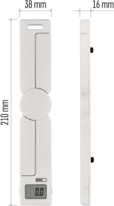 Image du produit Emos Balance de cuisine numérique pliante EV028