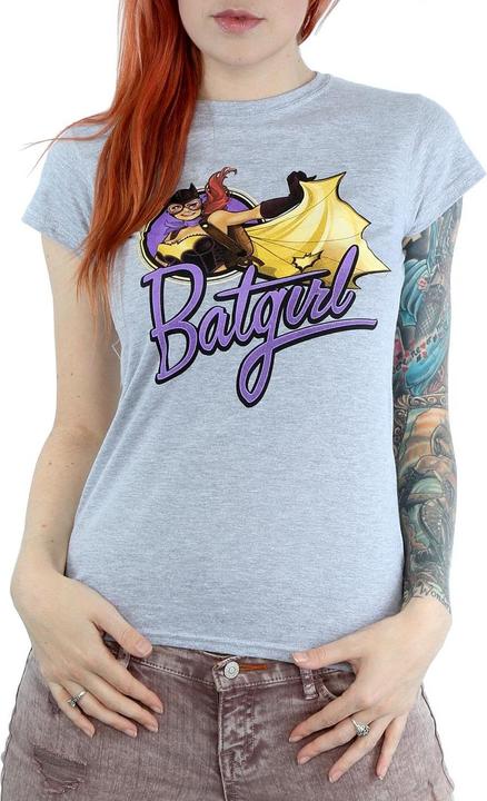 Immagine prodotto Universal Textiles Maglietta Batgirl Badge Heather Donna/Ladies (L)