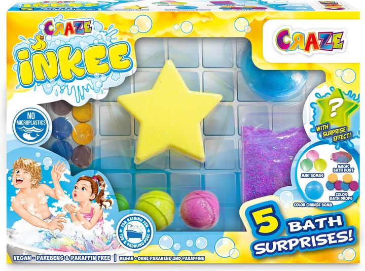 Produktbild Craze Inkee Set mit 5 Badeüberraschungen (Badesalz)
