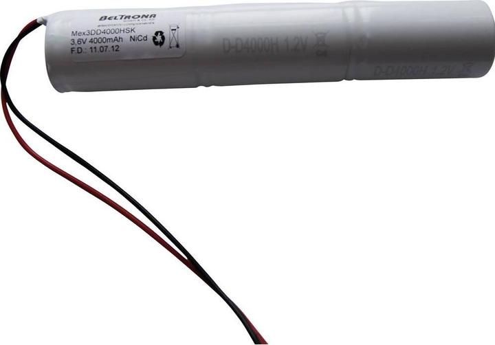 Produktbild Beltrona Fluchtweg-Notleuchtenakku 4000 mAh mit Kabeln