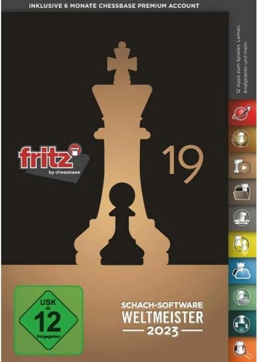 Productafbeelding Fritz 19 - Wereldkampioen schaaksoftware 2023 (PC, DE)