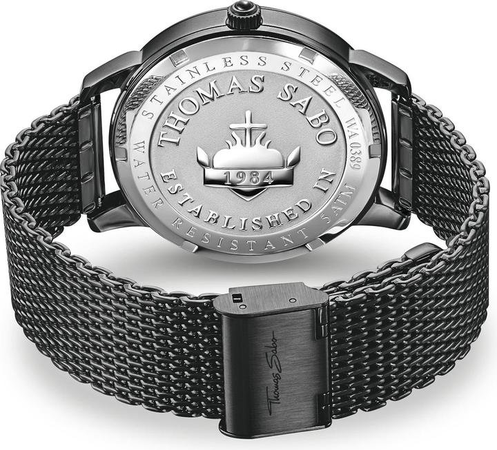 Actual product image Thomas Sabo Elements of Nature Black (Analogue wristwatch, 42 mm)