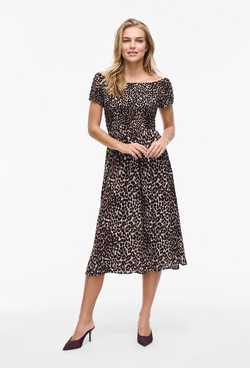 Produktbild Vila VIRITA Midi Gesmoktes Kleid (34)