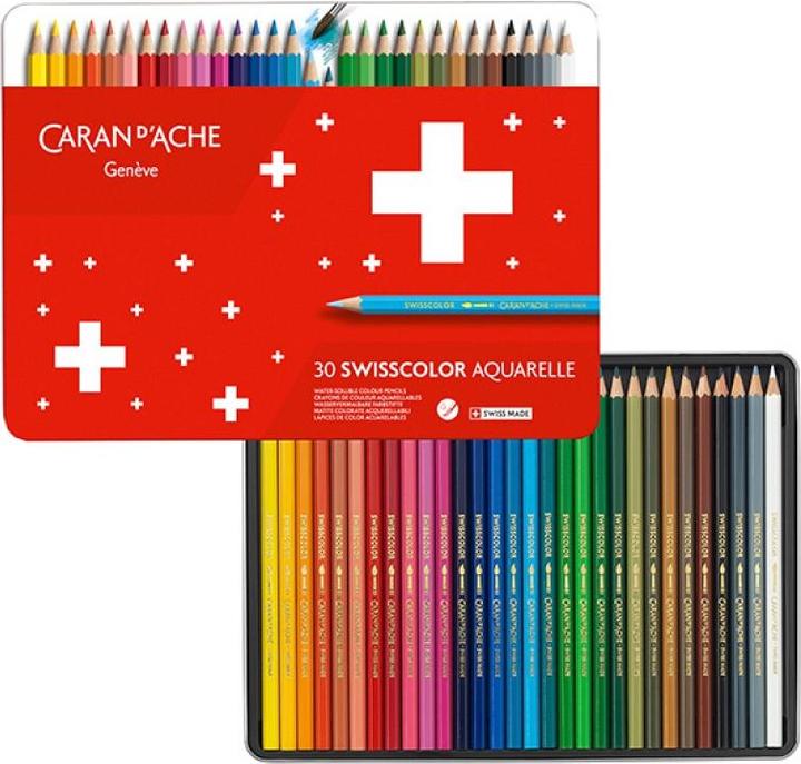 Image du produit Caran d'Ache Crayons de couleur SWISSCOLOR 30 (Multicolore, 30 x)