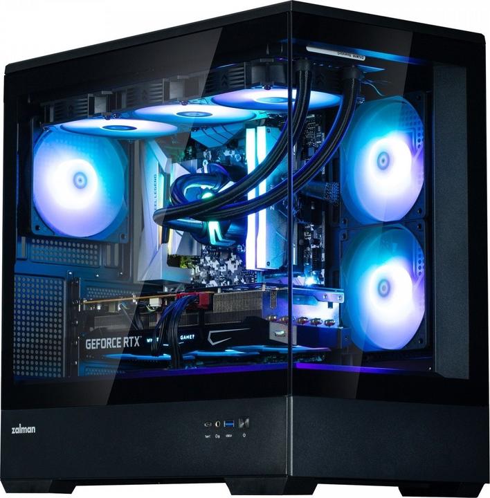 Immagine prodotto Zalman GHE P30 V2 case micro-ATX Vetro temperato panoramico - Nero (mATX, Mini-ITX)
