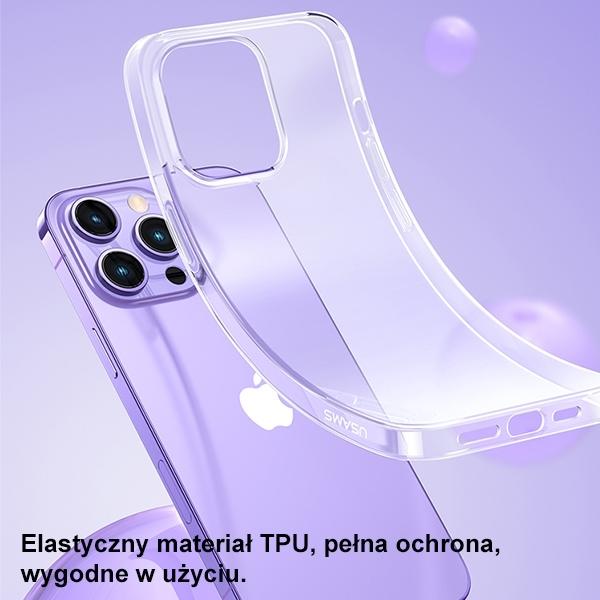 Actual product image Usams Transparent protective cover - iPhone 14 Plus (Apple iPhone 14 Plus)