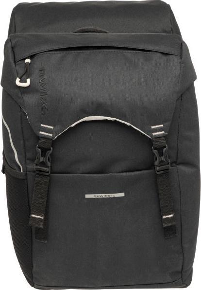 Produktbild New Looxs fietstas NewLooxs Sports Double Racktime 2 32 liter - 29 x 16 x 39 cm - black/grey (32 l, Gepäckträgertasche)