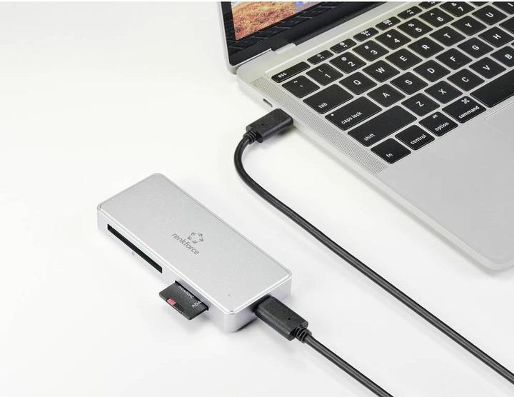 Image du produit Renkforce Lecteur de carte mémoire externe USB 3.2 Gen1 (USB 3.0) et hub USB-C (USB, USB-C 3.2 Gen 1)