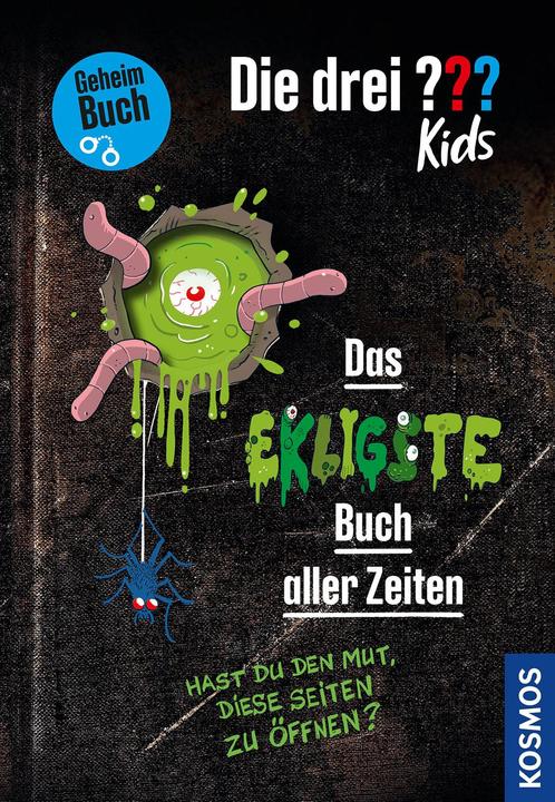 Actual product image Kosmos Die drei??? Kids, Das ekligste Buch aller Zeiten (German, Ulf Blanck, 2024)