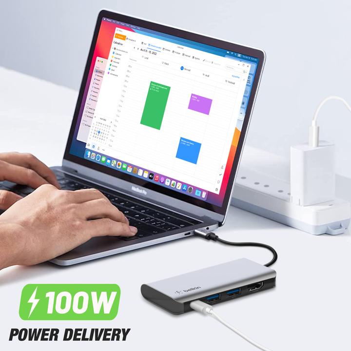 Produktbild Belkin USB-C 4 in 1 (USB-C, 4 Ports)