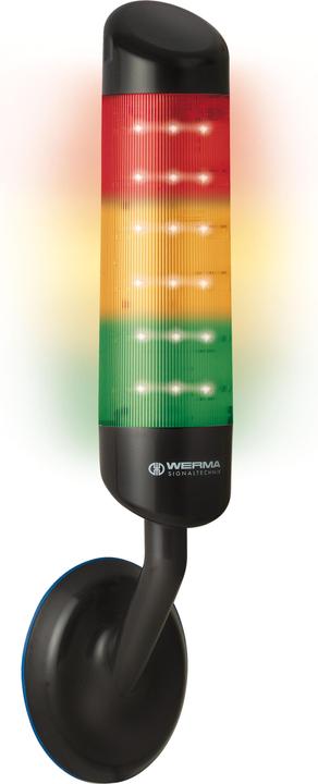 Actual product image Werma CleanSIGN tower beacon 24Vdc RYG