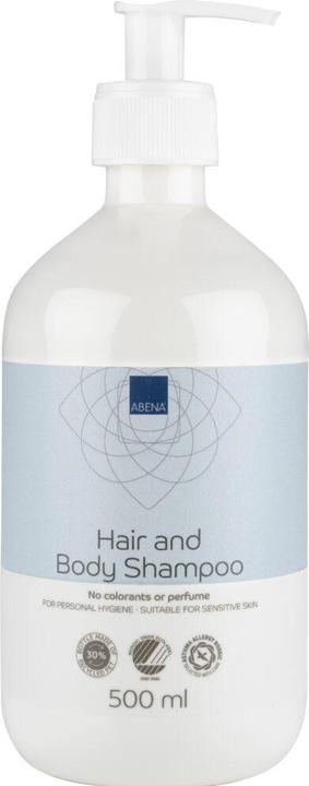 Immagine prodotto Abena Hair & Body Shampoo,, 500 ml, no colorants or perfume (500 ml, Shampoo liquido)