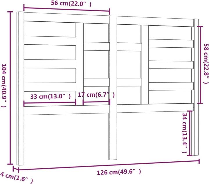 Immagine prodotto VidaXL Edan (126 x 4 x 104 cm)