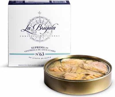Image du produit La Brújula Filet de thon albacore à l'huile d'olive (130 g)